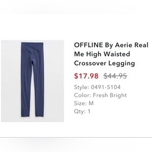 Aerie Crossover Leggings